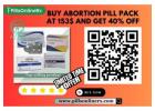 Buy Abortion Pill Pack at 153$ and get 40% Off